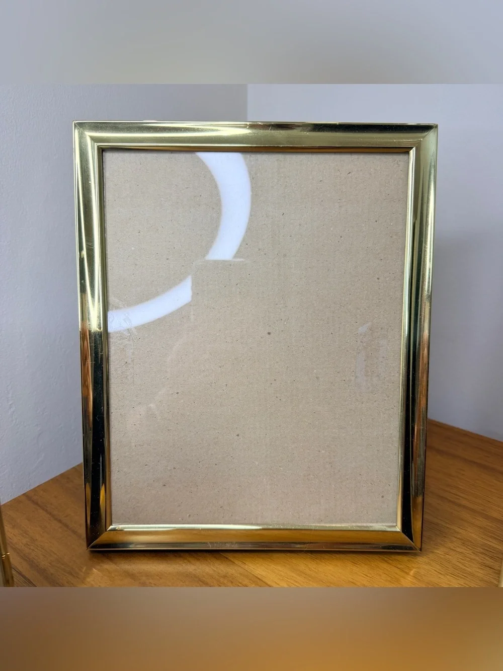 Vintage Gold Brass Photo Picture Frame Set of 3 Textured Smooth Mismatched